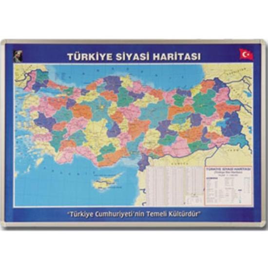 Türkiye Siyasi Haritası 70x100 cm 