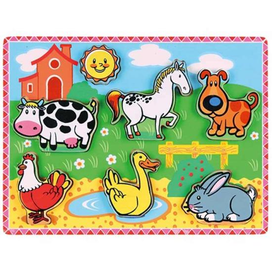 3D Çiftlik Hayvanları Puzzle